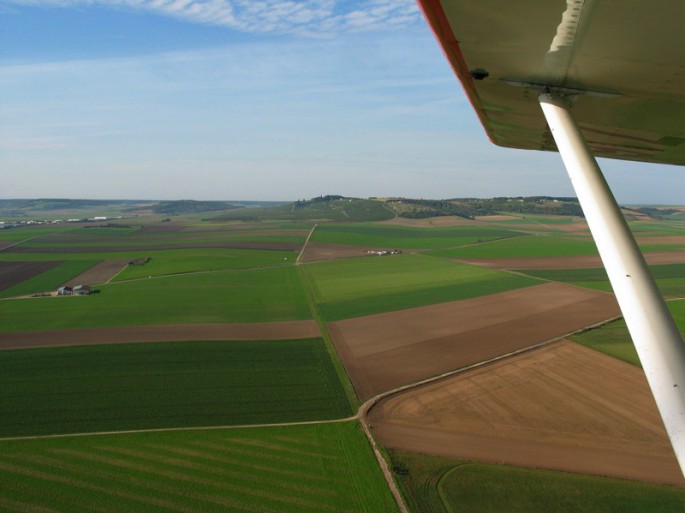 Les champs du côté de Troyes