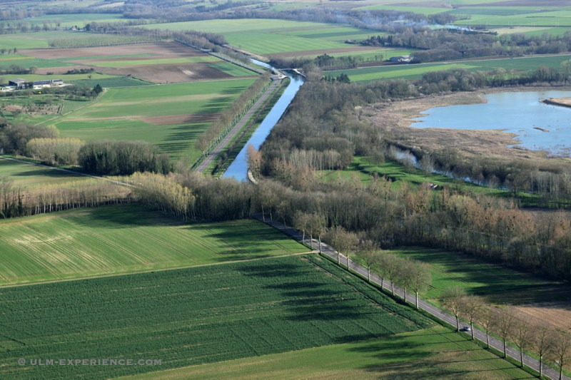 Ecluse d’Egrevin - Bourgogne - vue aérienne