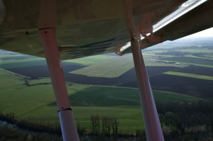 Piste d'atterrissage LFGP – Aérodrome de Saint Florentin – Bourgogne - vue aérienne