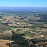 Vignes - Chablis - Bourgogne - vue aérienne