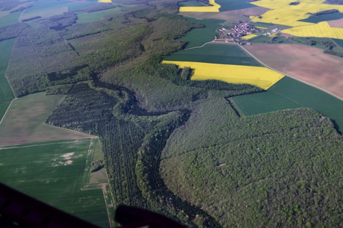Le Rochereux - Laignes - vue aérienne