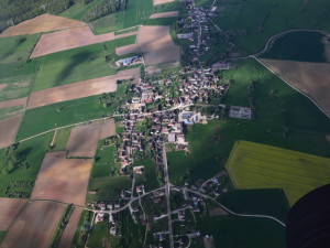 Marolles-sous-Lignières - vue aérienne