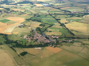 Guillon, Bourgogne - France - Vue aérienne