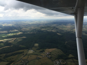 Montagne-de-Bard, Bourgogne France - Vue aérienne