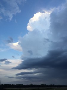 Nuages d'orage été 2015