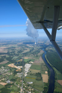 Centrale nucléaire de Civaux - en traversant la Vienne